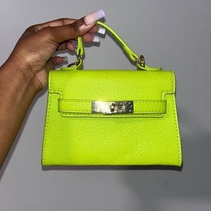 Mini Lime Green Purse